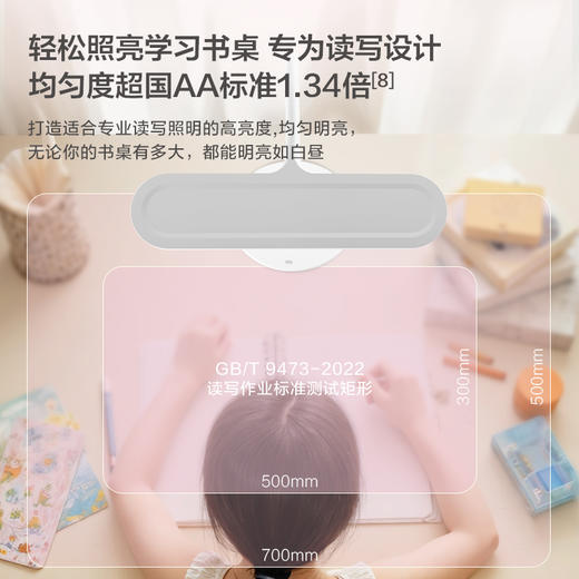 2件享95折🔥OPPLE欧普照明博逸5A智能调光T型护眼台灯 商品图3