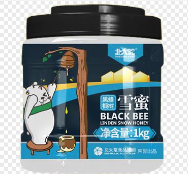 北大荒食品集团黑蜂椴树雪蜜1kg 商品图0