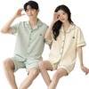 热卖！纯棉情侣款开衫家居服 睡衣 亲肤透气 舒适柔软 多款可选 商品缩略图4