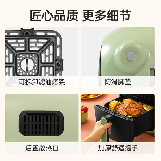 Lock&Lock乐扣乐扣空气炸锅家用4升大容量EJF183旋钮款/EJF373数码款 商品图1