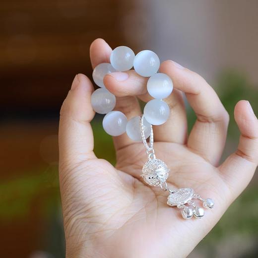 【普陀山】猫眼好运铃铛手捻 招财进宝-普陀山发货 商品图3