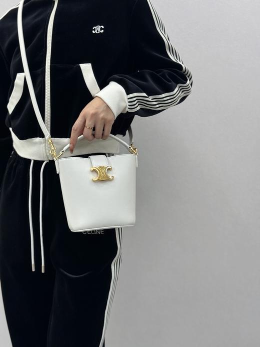 CELINE LOUIS 赛琳 迷你光滑牛皮革手提水桶包（LZ） 商品图7