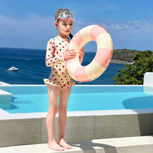 TZW-氧气缤纷波点萌趣连体泳装女童泳衣儿童夏季新款童装泳衣裙 商品图3