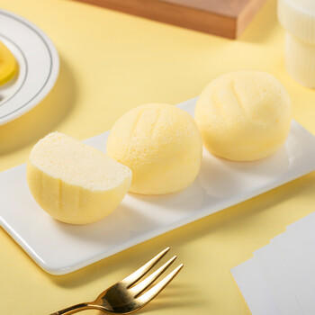 港荣蒸蛋糕淡糖450g小面包蛋糕早餐饼干中西式糕点心甜品礼品盒物箱 商品图4