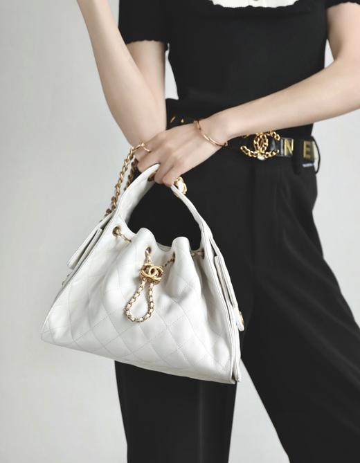 香奈儿 25Bag 嬉皮hobo小号白色（LZ） 商品图3