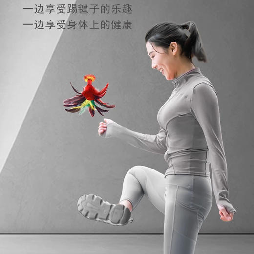 手工缝制布底鸡毛毽子比赛专用训练成人儿童健身耐踢毽球 商品图2