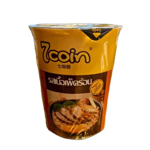 7coin泰国方便面-杯面（牛肉味） 70g/杯 商品图0