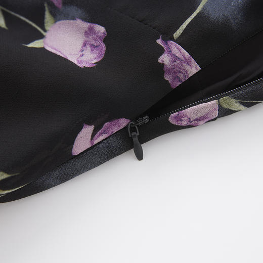 「高货wl」全新升级【铂金会员321/天猫429/差价108】(90028)洛诗琳法式浪漫印花裙2025夏季设计感收腰显瘦连衣裙女 商品图2