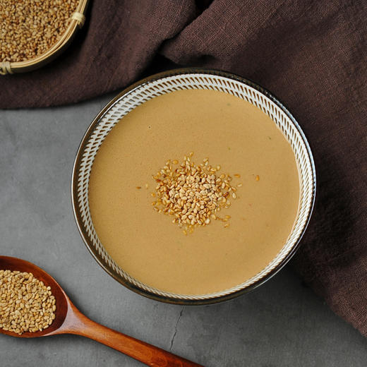 有机黑白芝麻酱 | 210g*2瓶 低温石磨工艺 浓稠醇香 色泽油亮 拌面沙拉火锅蘸料 商品图1