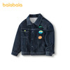 巴拉巴拉童装儿童外套仿牛仔夹克男童秋装宽松洋气可爱上衣小童潮 商品缩略图4