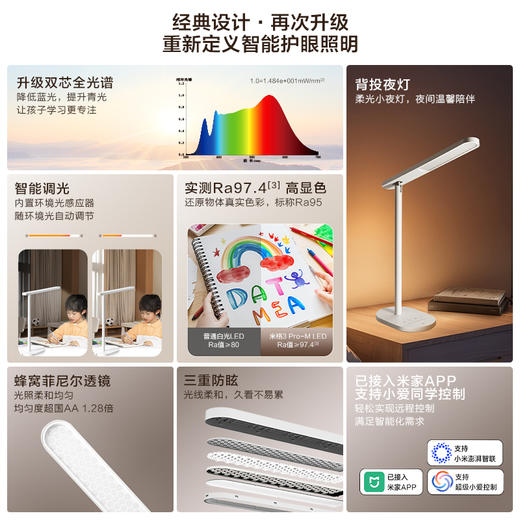 爆款🔥欧普（OPPLE）米格长条护眼台灯 商品图2