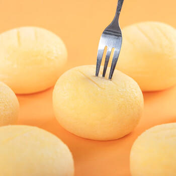 港荣蒸蛋糕纯鸡蛋原味900g早餐面包零食西式糕点纯蛋糕甜品礼品盒物箱 商品图1