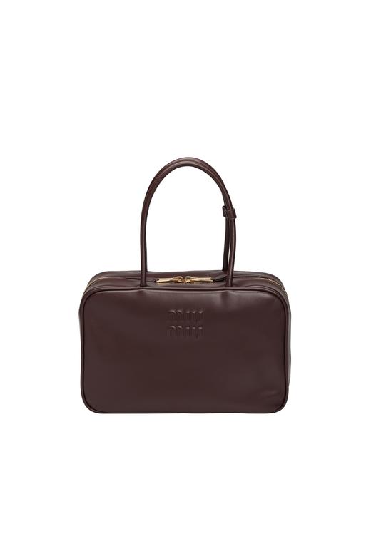 缪缪皮革手袋 石楠木色（LZ） 商品图1