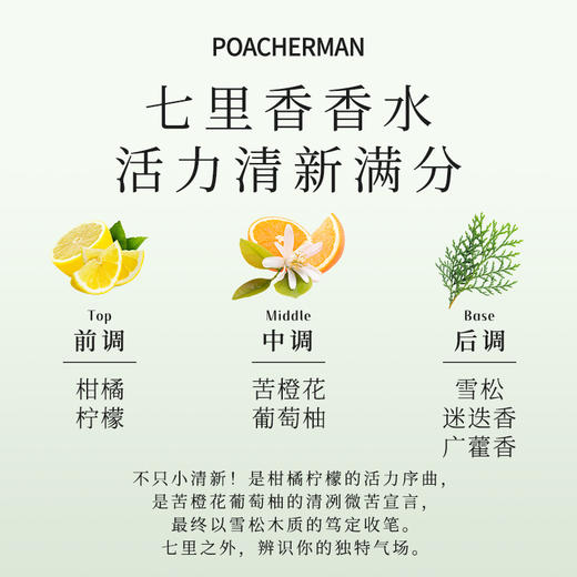 柏世曼123七里香香水 气质仙女清新花香持久白月光男女士香水 商品图3