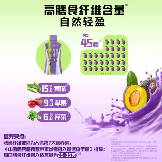【官方正品】云南白药有这一方益生元西梅生普纤纤饮西梅汁袋装0脂肪含益生元酸甜可口植物水果饮料酸梅饮 商品图2