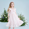 mettekids儿童连衣裙2025夏季新款女童法式淑女甜美裙碎花公主裙 商品缩略图1