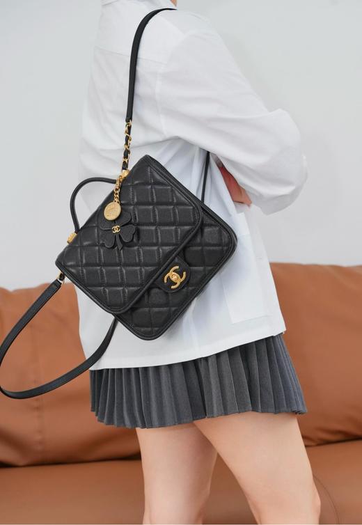 香奈儿 25B 四叶草系列双肩包 小号  （LZ） 商品图7