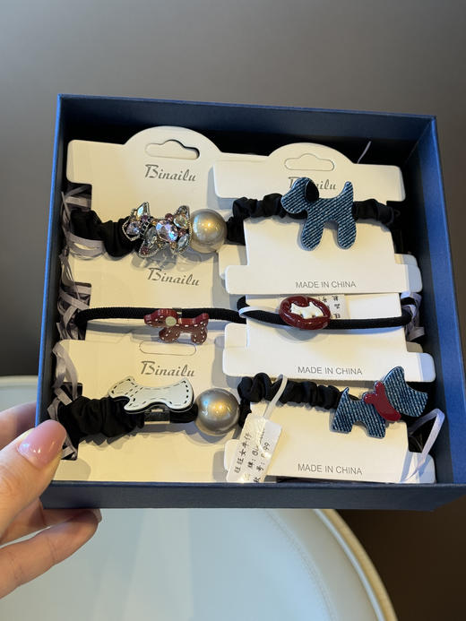 Binailu比奈鹿旺旺族精致发圈六件套 商品图2