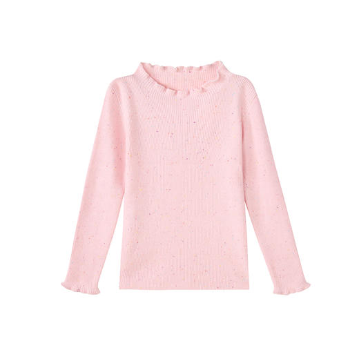 笛莎Deesha 童装女童毛衫2025冬新款女童打底半高领毛衣 商品图4