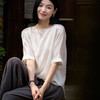 HERA CHOLE·鬼绉真丝一字领上衣 | 独特颗粒肌理，凉感、垂顺、舒适，穿上优雅松弛【3-5天发货】 商品缩略图3