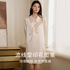 金三塔敦煌联名重磅真丝睡裙女100%桑蚕丝印花宽松睡衣家居服新品 YSFFC301 商品缩略图2