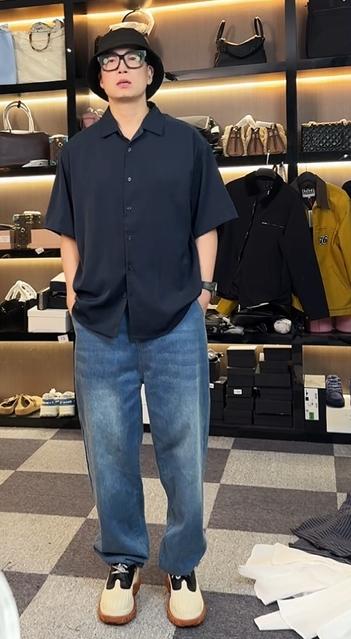 纯色休闲简约短袖衬衫 商品图3