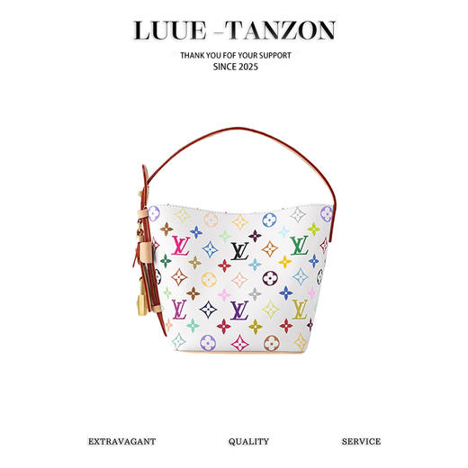 驴家 白三彩 村上隆再版系列 allinbb 手袋水桶包 （JPH） 商品图0