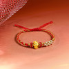 周六福黄金蛇手绳女3d硬金俏皮蛇宝定价生肖蛇本命年招财财神手绳 商品缩略图2