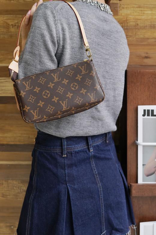 驴家棋盘格大麻将腋下老花麻将包单肩手提包！(JPH) 商品图4