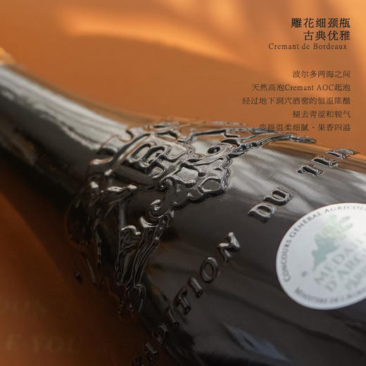 【传统香槟法】法国菲特瓦宝润天然高泡型气泡葡萄酒  波尔多·两海之间AOC 12%vol 商品图5