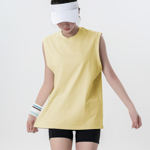 Gymicon能量符号 瑜伽服女T恤背心春夏瑜伽罩衫健身房跑步运动透气宽松短袖YABX2539 商品图3