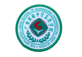 通版广东实验中学荔湾学校校徽礼服布标姓名贴章可缝烫现货现发51