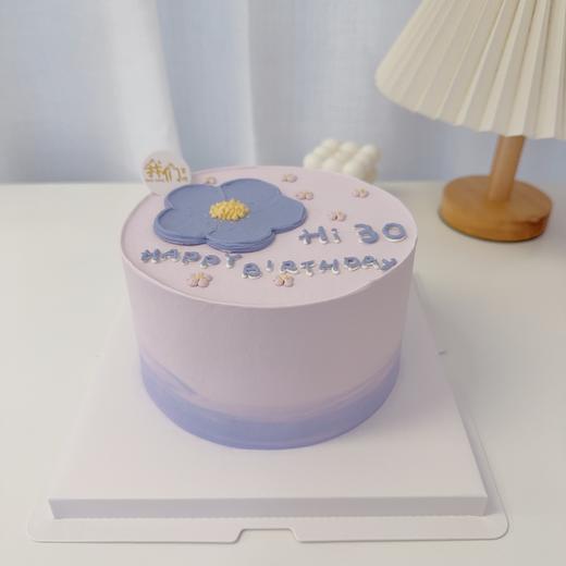 ins一朵小花手绘蛋糕-低糖处理无添加 商品图1