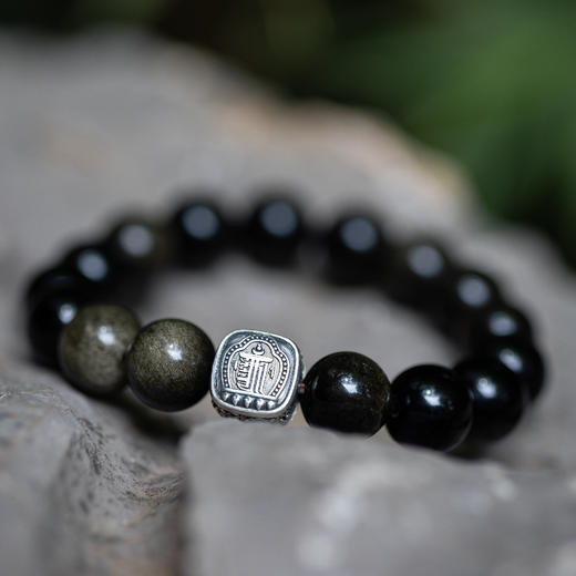 黑曜石满愿手串 | 万物叁仟 商品图2