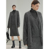 COCOBELLA高级灰细闪亮片加厚针织衫松弛感气质开衫外套MZ189 商品缩略图2