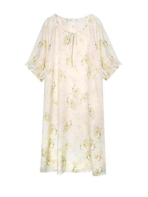 【满2件/99元】【秀黛】女梭织印花短袖裙女士夏季睡裙家居服MS554605T【门店同款】 商品图2