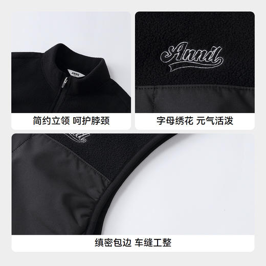 男女童立领马甲秋季新款安奈儿童装EM532516 商品图4