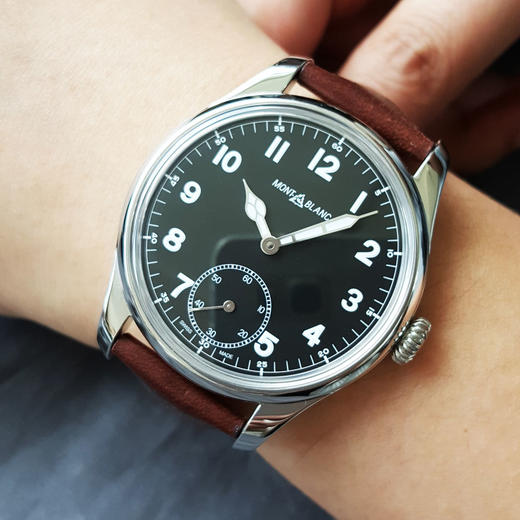 【95新】MONTBLANC 万宝龙1858系列U0112638手动机械机芯44MM（男款）090725TJ13 商品图10