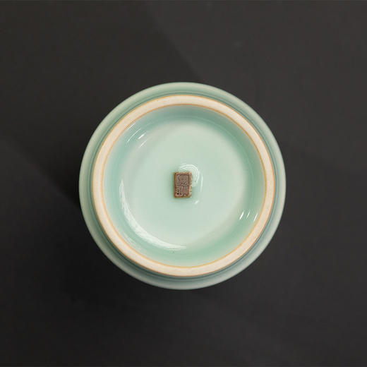 雷慧仙青瓷竹节杯 粉青 主人杯 商品图3
