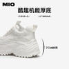 MIO米奥厚底小白鞋圆头运动鞋时尚休闲增高6cm女鞋M254586911 商品缩略图4