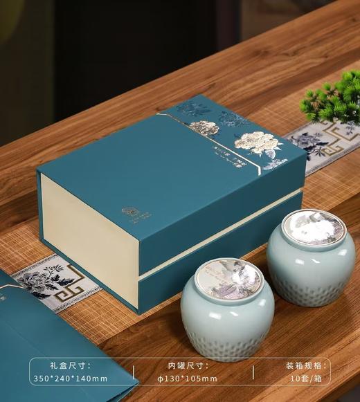 新款繁花似锦瓷罐【通版.蓝色】35元1套.一箱10套.整箱包邮 商品图1