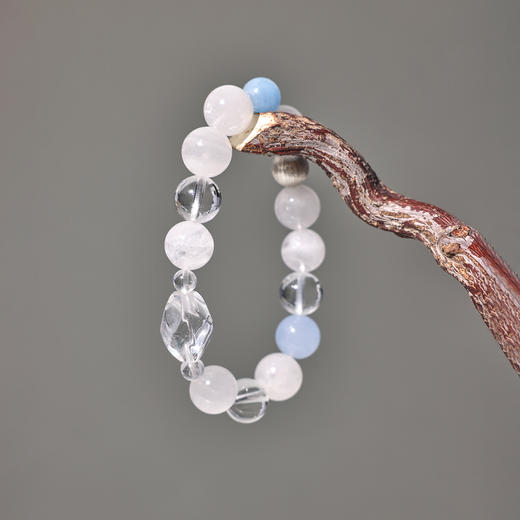 ARSIS｜晶石系列 纯净疗愈·白水晶串珠手链 商品图5