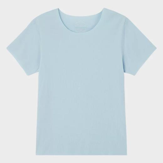 （儿童中性款）SCHIESSER 德国舒雅儿童A抗菌抑菌莫代尔随型裁无痕男孩女孩短袖上衣T恤3Z/18308M 商品图0