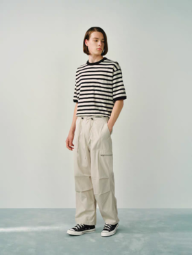 Evistub/E-5CCK162/石磨洗做旧拉链袋伞兵裤