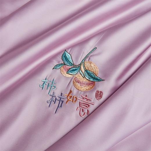 【维科家纺】天丝绣花夏凉被-柿柿如意 商品图6