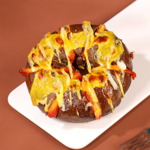 黑金芝士鸡肉贝果 商品图0