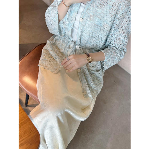 2507406   亚麻混纺 提花A字 长裙 国风气质 商品图9