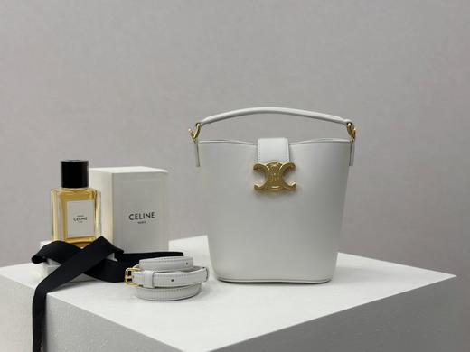 CELINE LOUIS 赛琳 迷你光滑牛皮革手提水桶包（LZ） 商品图2