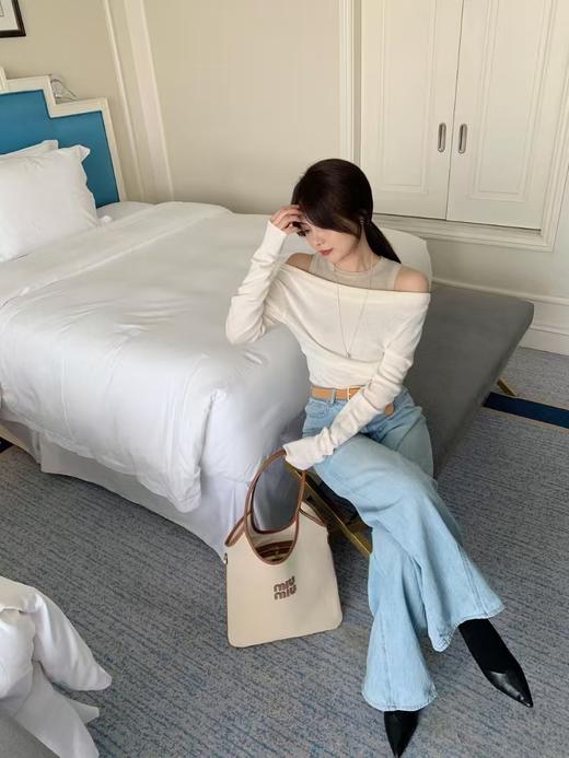 缪缪 24新款hobo 托特腋下包，秋冬系列限定款（LZ） 商品图4