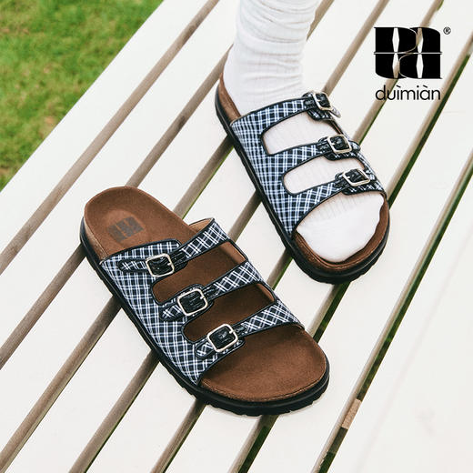 对面duimian-三扣勃肯拖凉拖 商品图3